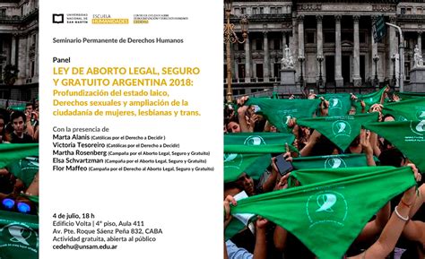 Argentina Panel Sobre La Ley De Aborto Legal Seguro Y Gratuito