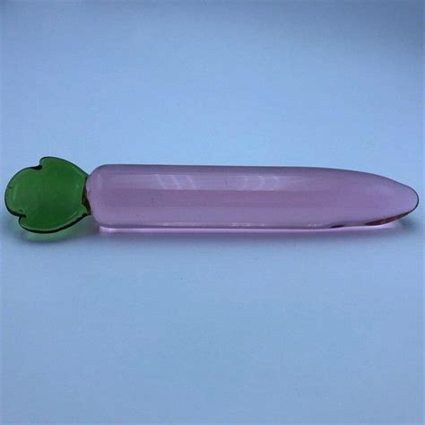 Cheap Pyrex Glass Dildo For Women Masturbation Sex Toy Fruit Vegetable Artificial Penis Anal