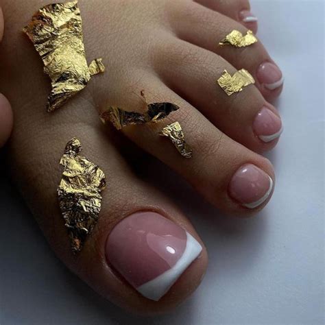 Set Van 24 Valse Teennagels Franse Wit En Nude Roze Korte Vierkante