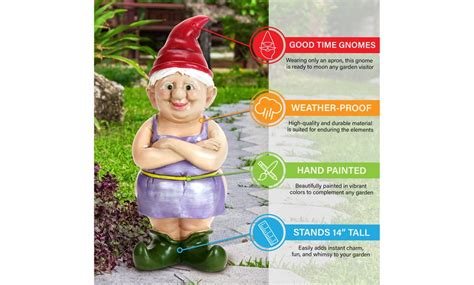 Exhart Sunbathing And Buttocks Naked Garden Gnome Statues Groupon