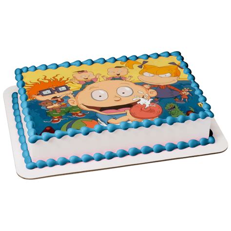 The Rugrats Chuckie Angelica Tommy Phil And Lil Edible Cake Topper Image Abpid07423 Edible