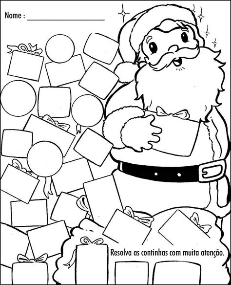 Cantinho da Educação Atividades Papai Noel