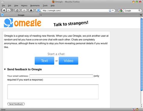 One month of Omegle and the world's your oyster
