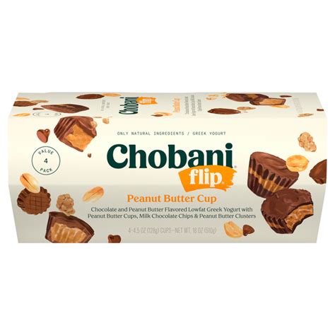 Save On Chobani Flip Low Fat Peanut Butter Cup Greek Yogurt Cup Ct