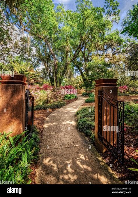 Gate In Bok Tower Gardens Is A National Historic Landmark On The