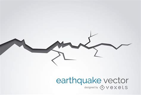 Earthquake Crack Illustration Vector Download