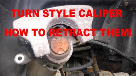 How To Retract A Caliper Piston With A Intergrated Parking Brake Tips