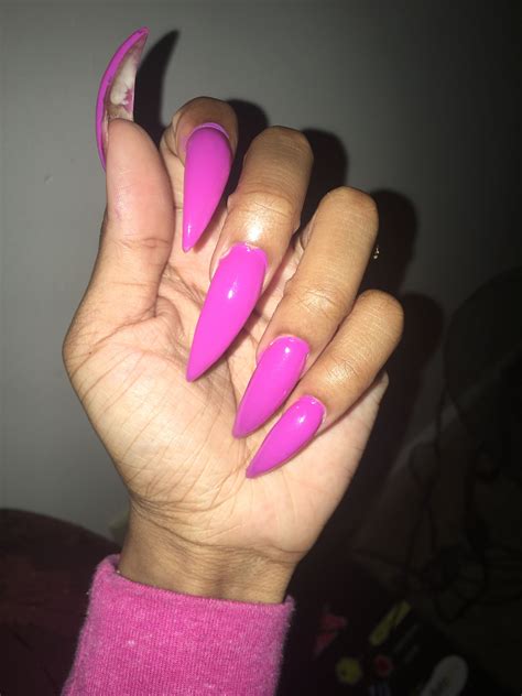 49 Stiletto Nails Long Pink Qziershieamali