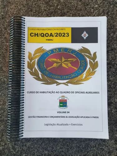 Apostila Concurso Qoa Quadro De Oficiais Auxiliares Pmerj Venda Em