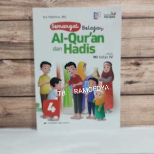 Jual Buku Al Qur An Dan Hadis MI Kelas IV Kurikulum Merdeka Erlangga