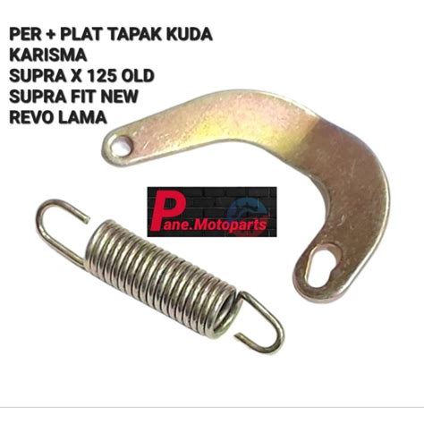 Jual PLAT TAPAK TAPAL KUDA PLUS PER STANDAR 2 TENGAH KARISMA SUPRA X