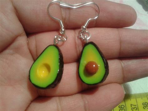 Aretes Aguacates Mitades Pareja Miniatura Regalo Conenvio In 13500 En Mercado Libre