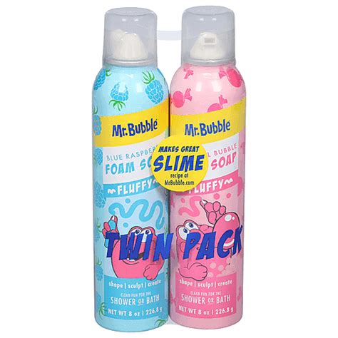 Mr Bubble Foam Soap Twin Pack 1 Ea Buehlers