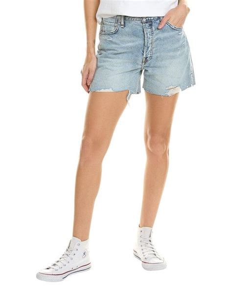 Rag Bone Vintage Sunfade Cut Off Short Jean In Blue Lyst