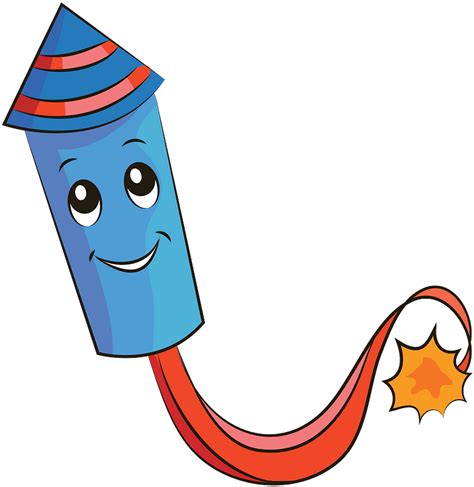 Smiling Firework Rocket Clipart Firework Rocket Clipart Png