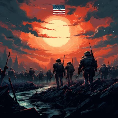 Premium Ai Image Independence Day