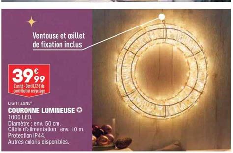 Promo Couronne Lumineuse Light Zone Chez Aldi Icatalogue Fr