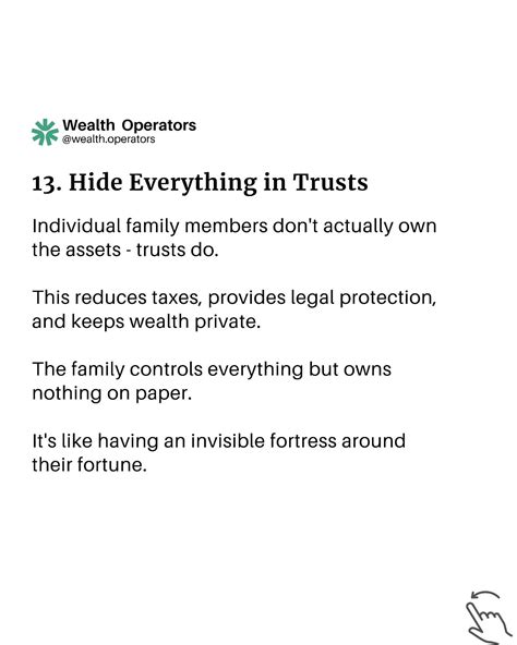 Most wealthy families don’t flex. They protect and grow their money