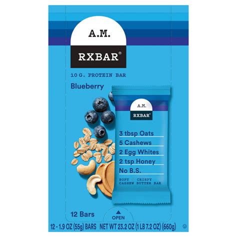 Rx Protein Bars Blueberry Selling Mail Full Mark Ar