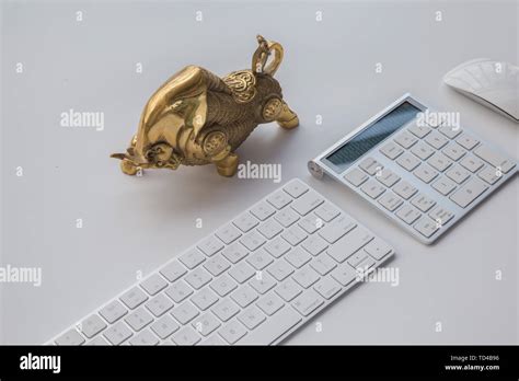 stock market financial calculator stock photo alamy