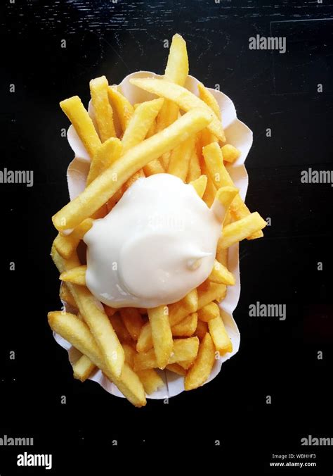 French Fries With Mayonnaise Hi Res Stock Photography And Images Alamy