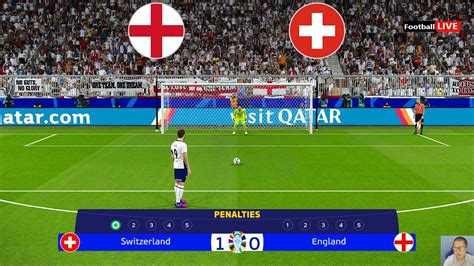 LIVE PENALTIES ENGLAND Vs SWITZERLAND I QUARTER FINAL UEFA EURO 2024