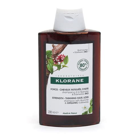 Klorane Shampoing Quinine Edelweiss Bio Force Chute De Cheveux