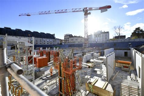 Photos La Vue Du Chantier Du Projet Grand Nancy Thermal Depuis Une Grue