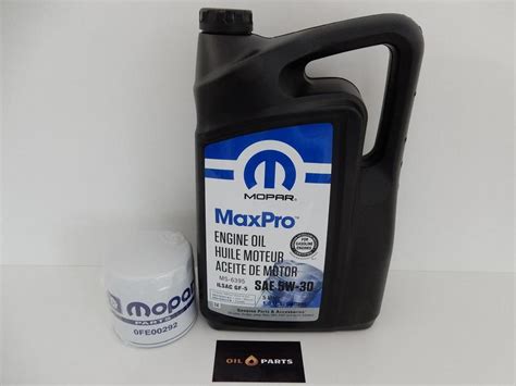 Olej Mopar W L Filtr Oleju Oleje Auta Osobowe Oleje Oilparts Pl