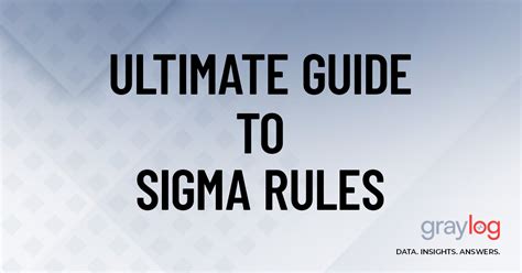 The Ultimate Guide To Sigma Rules