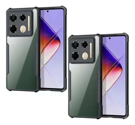 2funda Para Infinix Note 40 Pro Suave Marco Claro Anillo Meses Sin