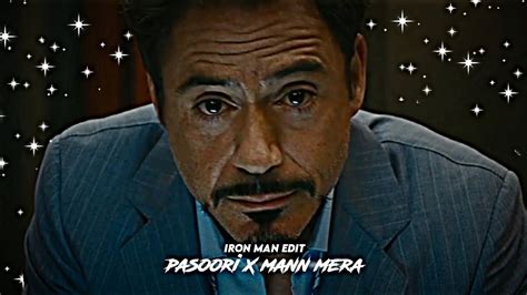 Pasoori X Mann Mera Ft Iron Man Status Iron Man Status Video Ironman Avengers Video Youtube