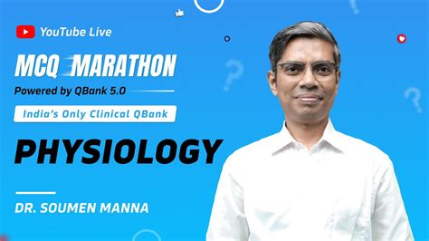 Physiology MCQ Marathon With Dr Soumen Manna YouTube