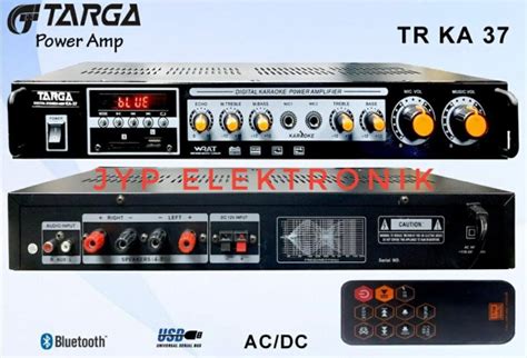 Jual AMPLI TARGA TR KA 37 TR KA37 TRKA37 USB MP3 BLUETOOTH ORIGINAL