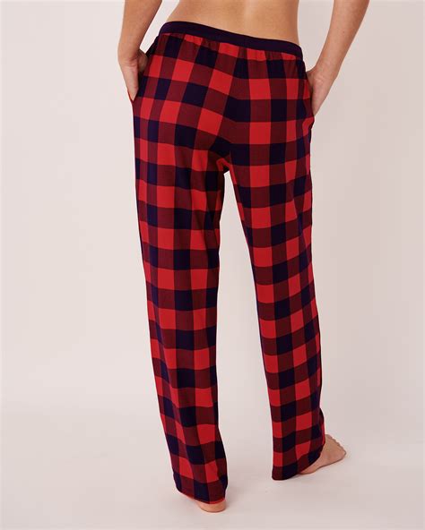 Super Soft Pyjama Pants Buffalo Plaid La Vie En Rose