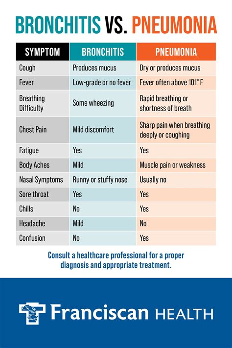 Bronchitis Vs. Pneumonia: The Difference в 2024 г