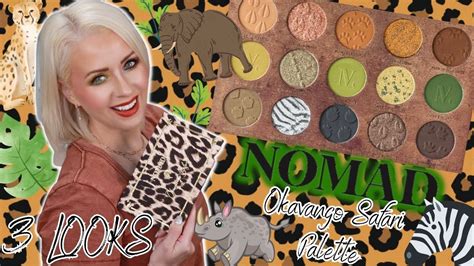 Nomad Cosmetics Okavango Safari Palette Review Looks Steff S