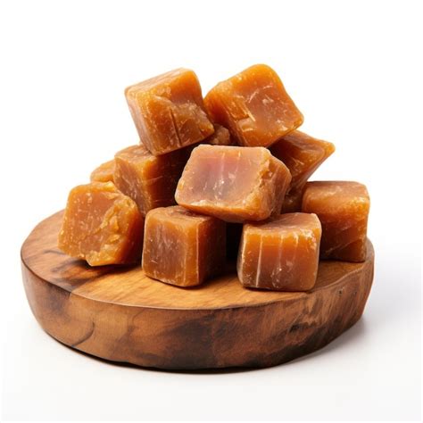 Premium Photo Jaggery On White Background