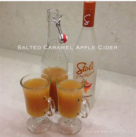 Salted Caramel Apple Cider Eleven Gables