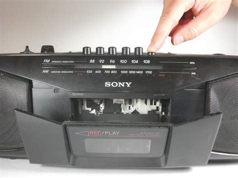 Disassembling Sony Cfs Radio Cassette Corder Outer Casing Ifixit