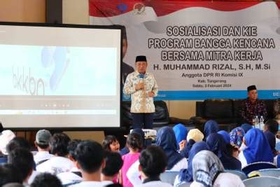 Detak Banten Muhammad Rizal Dpr Ri Bareng Bkkbn Banten Edukasi