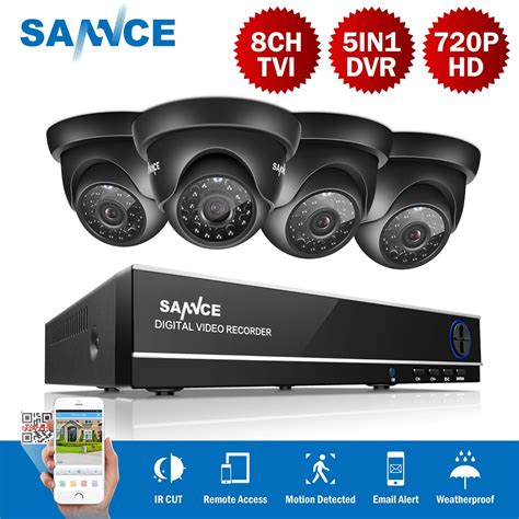 Sannce Ch P Cctv System P Hdmi Dvr Pcs P Mp Security