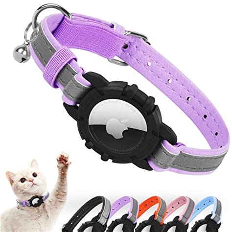 Snapklik Reflective AirTag Cat Collar FEEYAR Integrated Air Tag