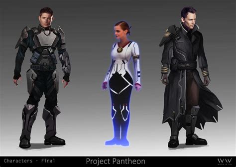 Character Concepts - Project Pantheon by leonwoon on DeviantArt