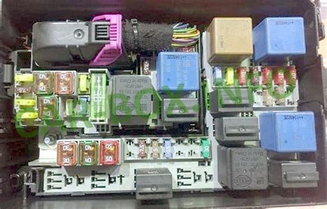 Fuse Box Diagram Opel Vauxhall Meriva B