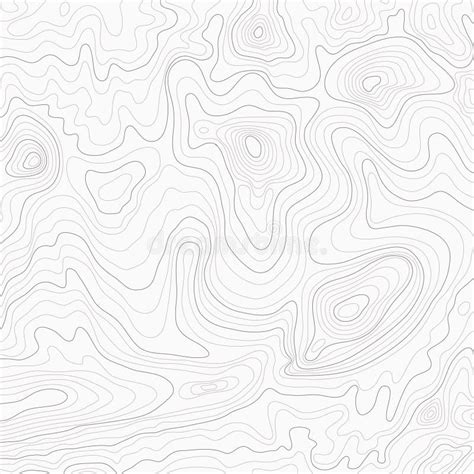 Background Of Topographic Line Contour Map Black White Design Of