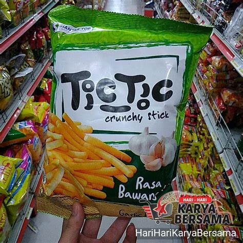 Jual SIANTAR TOP TIC TIC CRUNCHY STICK GARLIC FLAVOUR 70GR Shopee