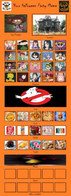 My Halloween Party Meme by hayaryulove on DeviantArt