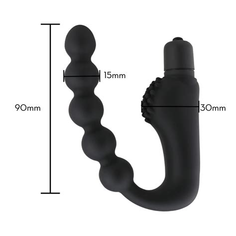 Plug Anal Estimulador de Próstata em Silicone Vibração 9cm 15mm de Diâmetro