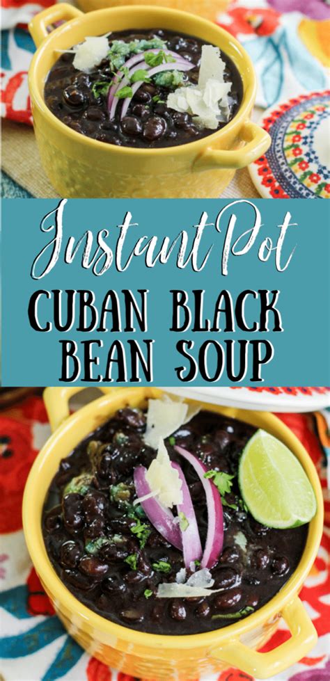 Instant Pot Cuban Black Bean Soup | Sidetracked Sarah